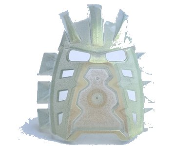 LEGO onderdeel Bionicle Mask Avohkii  with Gold Glitter Coating Pattern (44814pb01)