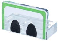 LEGO onderdeel Panel 1 x 2 x 1 with Black Yoshi Eyes and Bright Green Outline Pattern 4865pb115