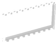 LEGO part Windscreen 1 x 10 x 4 65735