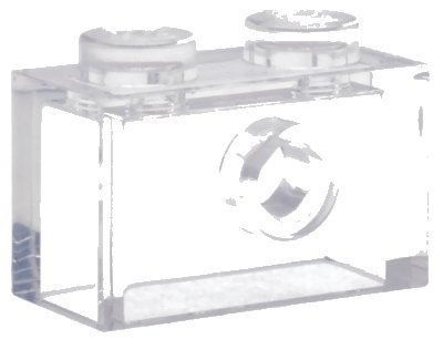 LEGO part Brick, Modified 1 x 2 with Stud on Side without Bottom Stud Holder (7133)