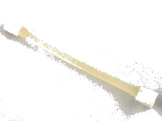LEGO part Hose, Flexible  8.5L with White Tabbed Ends (73590c02c)