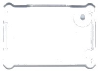 LEGO part Glass for Window 1 x 3 x 2 Flat Front 7757
