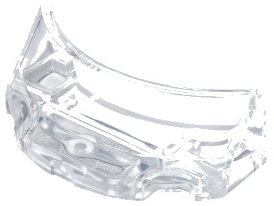 LEGO part Windscreen 2 x 4 x 1 Curved (81911)