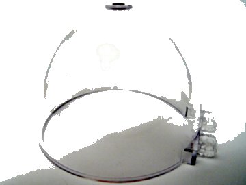 LEGO part Windscreen 8 x 8 x 5 Dome with Dual 2 Fingers (85962)