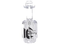 LEGO part Minifigure, Utensil Bottle with Black Sailing Ship on Pedestal Pattern 95228pb04
