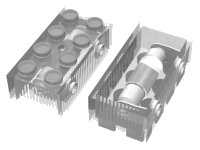 LEGO part Electric, Light Brick 4.5V 2 x 4 with Removable Bulb x456c01