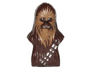 LEGO onderdeel Minifigure, Head, Modified SW Wookiee, Chewbacca with Medium Nougat Face Fur and Teeth Pattern (15307pb01)