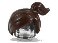 LEGO part Minifigura, Cabello Femenino Cola de Caballo Descentrada 15427