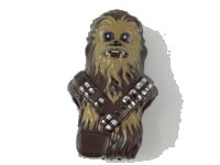LEGO part Minifigure, Head, Modified SW Wookiee with Double Bandolier and Pouch, Chewbacca with Medium Nougat Face Fur and Teeth Pattern 36038pb01