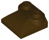 LEGO onderdeel Slope, Curved 2 x 2 x 2/3 with 2 Studs and Curved Sides 47457