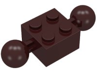LEGO part Technic, Brick Modified 2 x 2 with 2 Ball Joints 57908