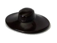 LEGO part Minifigure, Headgear Hat, Very Wide Brim 61507