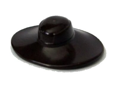 LEGO onderdeel Minifigure, Headgear Hat, Very Wide Brim (61507)