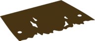 LEGO part Cloth Awning, Tattered with Holes 69244