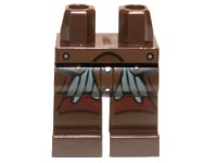 LEGO part Hips and Legs with Leather Armor Pattern (Uruk-Hai) 970c00pb0159