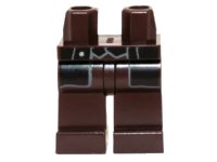 LEGO onderdeel Hips and Legs with Black Vest and Coattails Pattern (The Lone Ranger) 970c00pb0251