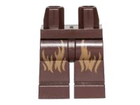 LEGO onderdeel Hips and Legs with Medium Nougat Fur Pattern (SW Chewbacca) 970c00pb0281