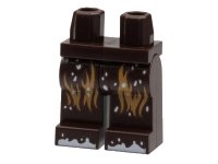 LEGO part Hips and Legs with Medium Nougat Fur, White Snow on Legs and Feet Pattern (SW Chewbacca) 970c00pb1384