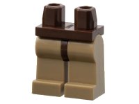 LEGO part Hips and Dark Tan Legs 970c69