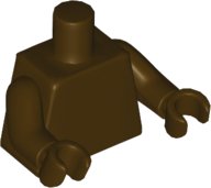 LEGO part Torso Plain  / (Same Color) Arms / (Same Color) Hands (973c000)