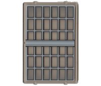 LEGO part Glass for Window 1 x 4 x 5 with Bars Pattern (Sticker) - Set 4856 2494pb12