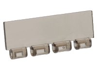 LEGO onderdeel Windscreen 1 x 4 x 1 1/3 with Bottom Hinge 30161