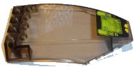 LEGO part Windscreen 10 x 6 x 2 Curved with Lime Cockpit Screen Pattern (Sticker) - Set 8108 45705pb024