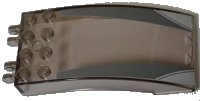 LEGO onderdeel Windscreen 8 x 4 x 2 Curved with Locking Dual 2 Fingers with SW Palpatine's Shuttle Pattern (Stickers) - Set 8096 46413pb007