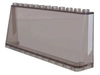 LEGO part Windscreen 2 x 12 x 4 with Light Bluish Gray Stripe Pattern on Both Sides (Stickers) – Set 10262 6267pb04