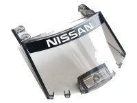 LEGO part Windscreen 6 x 6 x 1 2/3 with White 'NISSAN' on Black Background Pattern (Sticker) - Set 76896 65632pb02