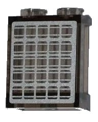 LEGO onderdeel Panel 1 x 2 x 2 with Side Supports - Hollow Studs with Solar Panel Pattern (Sticker) - Set 3366 (87552pb002)