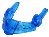 LEGO onderdeel Minifigure, Visor Pointed with Round Dimples and Spikes 22393