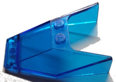 LEGO part Windscreen 6 x 4 x 1 1/3 without Bottom Tabs and with Solid Studs (6152b)