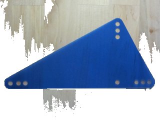 LEGO onderdeel Plastic Science & Technology Panel - Triangle Medium (bb0278e)