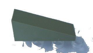 LEGO onderdeel Modulex Slope 1 x 3 (18 degrees, 1:3 slope) (Mx1531)