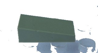 LEGO onderdeel Modulex Slope 1 x 2 (9 degrees, 1:6 slope) (Mx1561A)