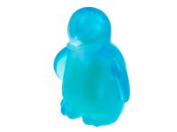 LEGO part Penguin, Friends with Molded Satin Trans-Light Blue Face and Stomach Pattern 14733pb02