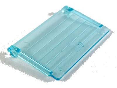 LEGO part Glas für Scharnierautodach 4 x 4 Schiebedach mit Rippen (2348b)