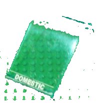 LEGO part Pannello 6 x 6 x 9 Tetto Curvo con Motivo 'DOMESTICO' Bianco e Linee Sottili (Adesivo) - Set 7894 2572pb05