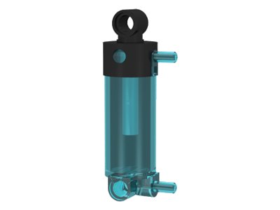 LEGO onderdeel Pneumatic Cylinder with 2 Inlets and Rounded End Medium (48mm) (47224c01)