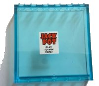 LEGO onderdeel Panel 1 x 6 x 5 with 'JACK POT PLAY TO WIN HERE!' Pattern (Sticker) - Set 71016 59349pb140