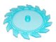 LEGO part Technic Circular Saw Blade 9 x 9 with Pin Hole and Teeth in Same Direction 61403
