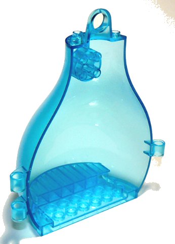 LEGO part Container, Pear-Shaped 5 x 12 x 14 Half (65253)