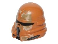 LEGO onderdeel Minifigure, Headgear Helmet SW Airborne Clone Trooper with Tan and Dark Tan Camouflage Pattern 15308pb02