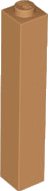 LEGO part Stein 1 x 1 x 5 - Tenon Solide 2453b