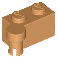 LEGO onderdeel Hinge Brick 1 x 4 Swivel Top 3830