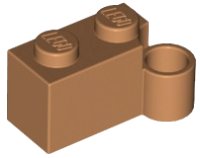 LEGO onderdeel Hinge Brick 1 x 4 Swivel Base 3831