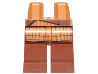LEGO onderdeel Hips and Reddish Brown Legs with SW Skiff Guard Pattern (970c88pb18)