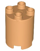 LEGO part Duplo, Brick Round 2 x 2 x 2 98225