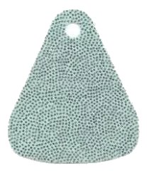 LEGO onderdeel Mini Doll, Cape Cloth, Friends, Tapered with Small Top Hole with Silver Iridescent Dots Pattern - Traditional Starched Fabric (20375)